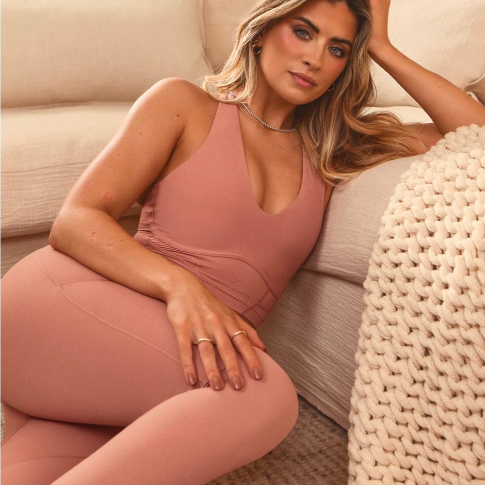 Whitney Simmons Gymshark Leggings- 2 PAIR, one pink and one black